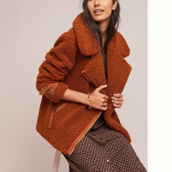 Anthropologie Jackets & Blazers - Stunning heavyweight Sherpa jacket